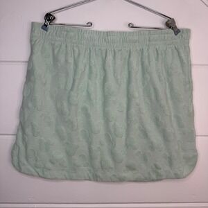 Disney Mickey Mouse Size Large Terry Cloth Skirt Mint Teal
